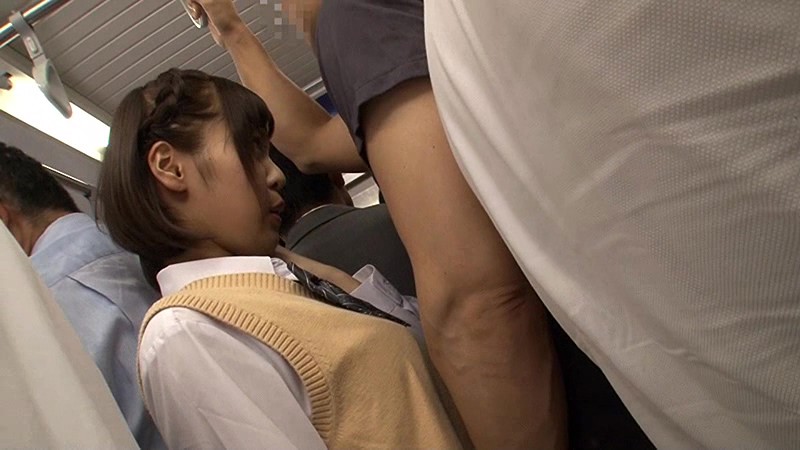 AP-259 凌空漂浮的硬活塞猥亵在拥挤的电车上动弹不得的天真洛丽塔女学生用漂浮的硬活塞刺穿！ ！-视频截图-7