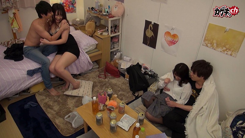 GRKG-004 人类观察4名在家喝酒的男女在同房时被各人看到时性欲减退变态-视频截图-5